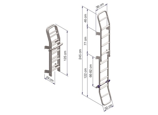 Thule 10 Adımlı Katlanır Merdiven