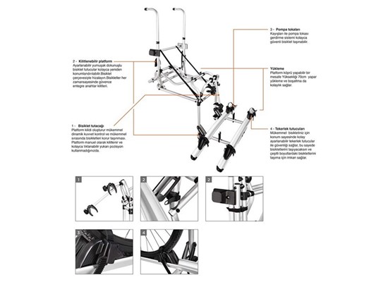 Lift V16 Motor Bisiklet Taşıyıcı