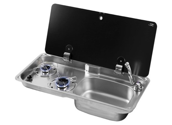 Double Burner Combination Cooker