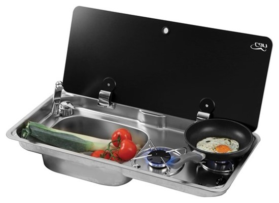Double Burner Combination Cooker