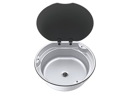 Round Glass Covered Sink