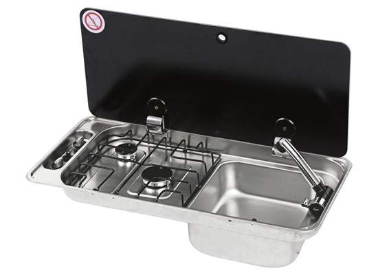 Combination Double Burner Stove & Sink
