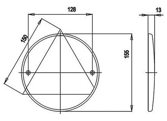 Üçgen reflektör - DR 110 Thumb 2