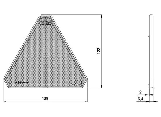 Üçgen reflektör - DR 107 Thumb 2