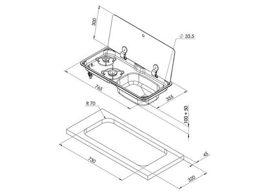 Double Burner Combination Cooker Thumb 2