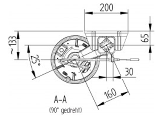 1050 kg Frenli Dingil (1400mm)	
