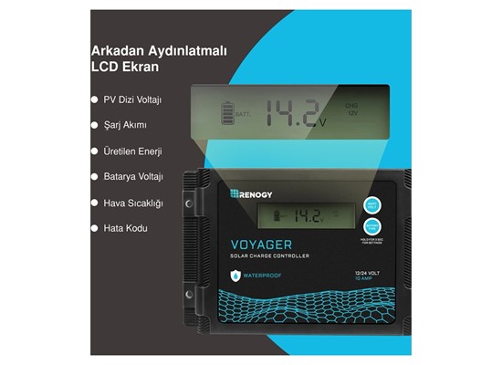 Voyager Solar Şarj Kontrol Cihazı (20A) Thumb 2