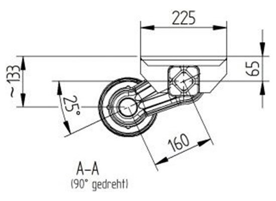 850 kg Frensiz Dingil (1400mm)	