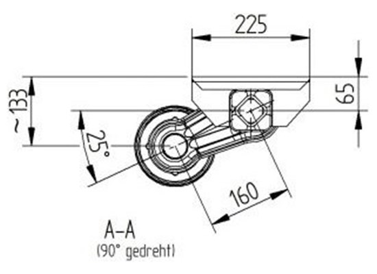 850 kg Frensiz Dingil (1300mm)	