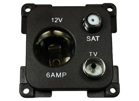 Çok Fonksiyonlu 12V Priz (Siyah)