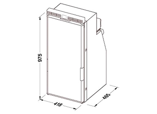 Thetford T1090 12V Refrigerator Thumb 3