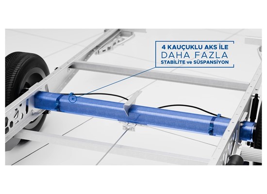JARUP Brakeless Axle Set (1050 kg) Thumb 3