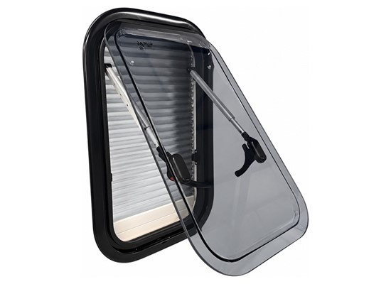 New Flat Caravan Window (50x30 Vertical) (Beige)